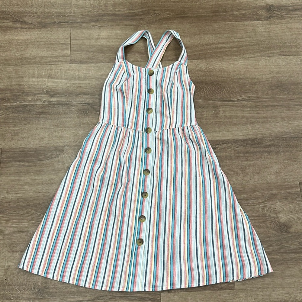 SO vertical stripe dress size XS